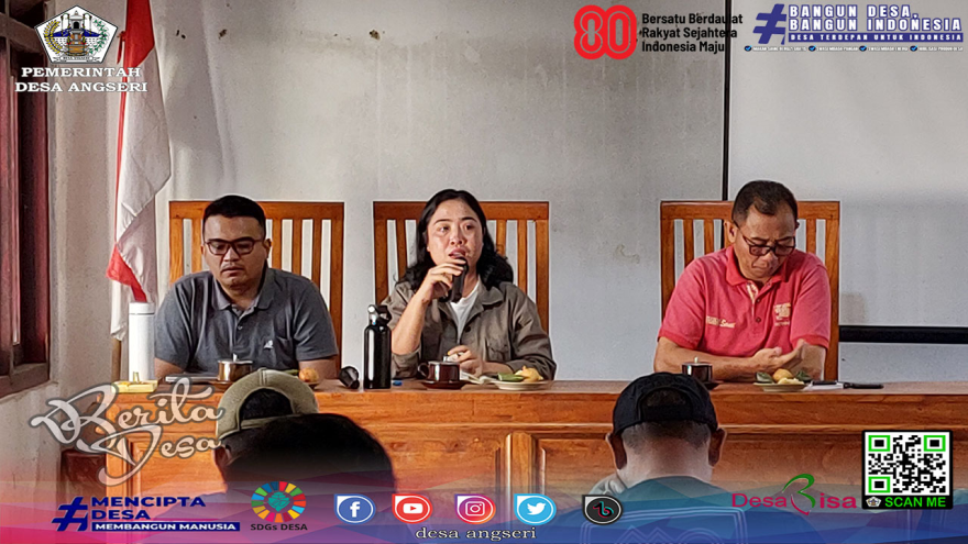 Sinergi Pembangunan Desa di Kecamatan Baturiti Rapat Koordinasi Perbekel, Sekdes, PD, dan PLD se-Kecamatan Baturiti Digelar