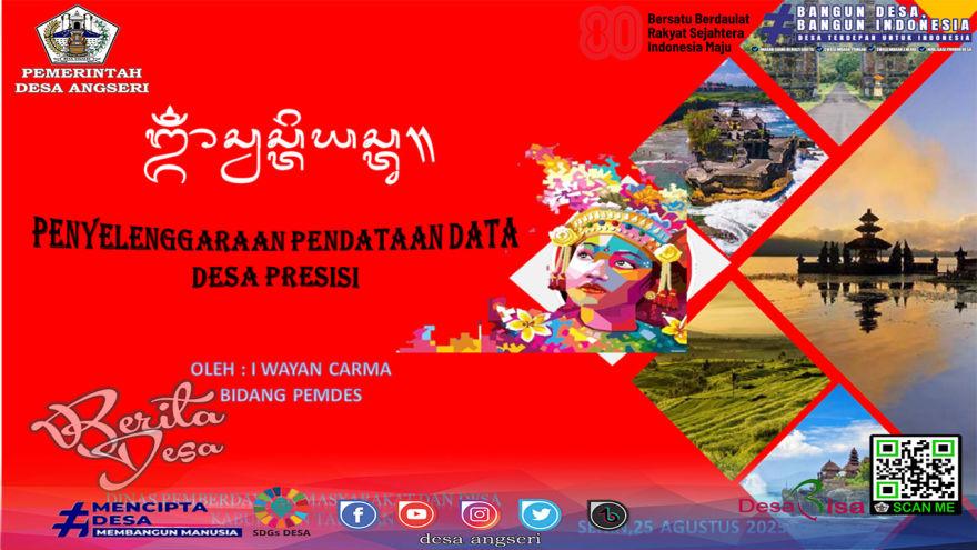 Angseri Siap Digitalisasi Data Program Prioritas Lewat Open SID